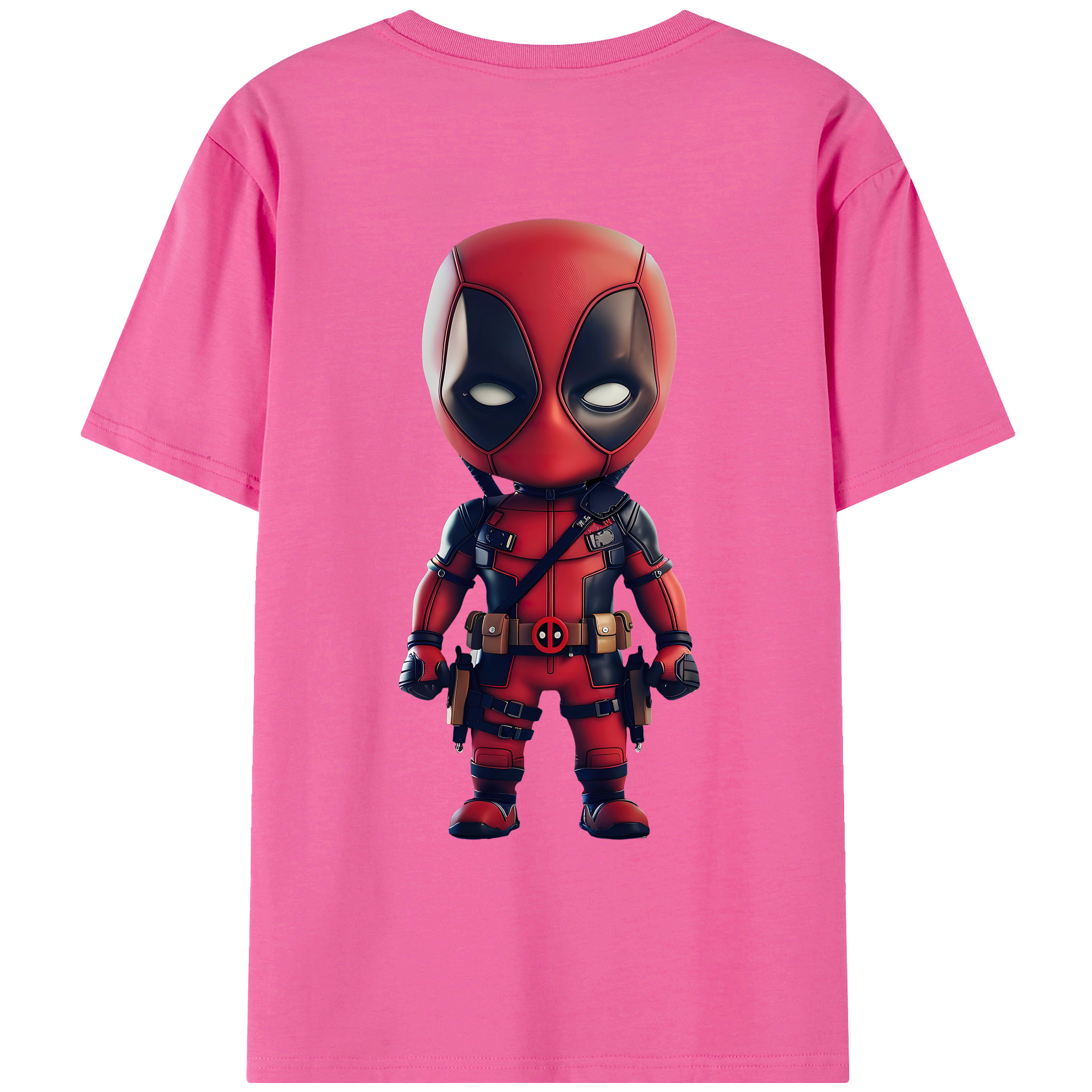 （画像用） Deadpool デッドプール レディース半袖Tシャツ(バックプリント)